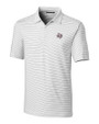 Texas Southern Tigers Cutter & Buck Forge Pencil Stripe Stretch Mens Polo White Mannequin