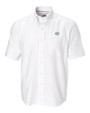Southern University Jaguars Cutter & Buck Epic Easy Care Nailshead Mens Short Sleeve Dress Shirt White Mannequin