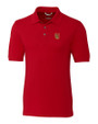 Tuskegee Golden Tigers Cutter & Buck Advantage Eco Tri-Blend Pique Mens Polo Red Mannequin