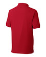 Tuskegee Golden Tigers Cutter & Buck Advantage Eco Tri-Blend Pique Mens Polo Red Mannequin Back