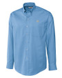 Southern University Jaguars Cutter & Buck Epic Easy Care Nailshead Mens Big and Tall Long Sleeve Dress Shirt Atlas Light Blue Mannequin