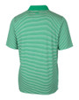 Xavier Gold Rush Cutter & Buck Forge Tonal Stripe Stretch Mens Big and Tall Polo Kelly Green Mannequin Back