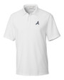 Atlanta Braves Cutter & Buck Big & Tall Breakthrough Polo White Mannequin