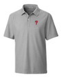 Philadelphia Phillies Cutter & Buck Big & Tall Breakthrough Polo Polished Medium Gray Mannequin