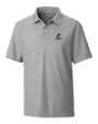 Miami Marlins Cutter & Buck Big & Tall Breakthrough Polo Polished Medium Gray Mannequin