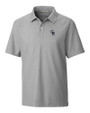 Colorado Rockies Cutter & Buck Big & Tall Breakthrough Polo Polished Medium Gray Mannequin