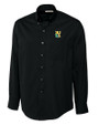 Xavier Gold Rush Cutter & Buck Epic Easy Care Fine Twill Mens Big and Tall Dress Shirt Black Mannequin
