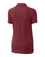 Texas Southern Tigers Cutter & Buck Advantage Eco Tri-Blend Pique Womens Polo Bordeaux Mannequin Back