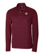 Texas Southern Tigers Cutter & Buck Traverse Stretch Eco Stripe Quarter Zip Mens Pullover Bordeaux Mannequin