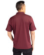Texas Southern Tigers Cutter & Buck Forge Stretch Mens Polo Bordeaux Back