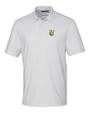 Xavier Gold Rush Cutter & Buck Pike Double Dot Print Stretch Mens Polo White Mannequin
