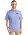 Baltimore Ravens Cutter & Buck Virtue Recycled Featherlight Pique Mens Polo Hyacinth Front