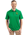 Xavier Gold Rush Cutter & Buck Virtue Eco Pique Recycled Mens Polo Kelly Green Front