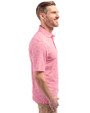 Tuskegee Golden Tigers Cutter & Buck Virtue Eco Pique Botanical Print Recycled Mens Polo Red Side