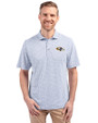 Baltimore Ravens Cutter & Buck Virtue Recycled Botanical Print Featherlight Pique Mens  Polo Hyacinth Front