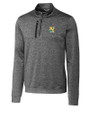 Xavier Gold Rush Cutter & Buck Stealth Heathered Quarter Zip Mens Pullover EG_MANN_HG 