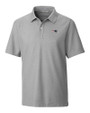 New England Patriots Cutter & Buck Big & Tall Breakthrough Polo Polished Medium Gray Mannequin