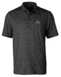 Creighton Bluejays Cutter & Buck Pike Constellation Print Stretch Mens Polo Black Mannequin