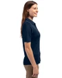 North Carolina Tar Heels Cutter & Buck Virtue Eco Pique Recycled Womens Polo Navy Blue Side