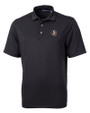 Florida State Seminoles Cutter & Buck Virtue Eco Pique Recycled Mens Polo Black Mannequin