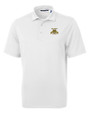 North Carolina A&T Aggies Cutter & Buck Virtue Eco Pique Recycled Mens Polo White Mannequin