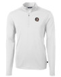 Florida State Seminoles Cutter & Buck Virtue Eco Pique Recycled Quarter Zip Mens Pullover White Mannequin