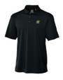 Wichita State Shockers Cutter & Buck Genre Textured Solid Mens Polo Black Mannequin