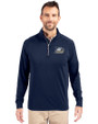 Georgia Southern Eagles Cutter & Buck Adapt Eco Knit Stretch Recycled Mens Quarter Zip Pullover Navy Blue Front