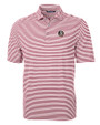 Florida State Seminoles Cutter & Buck Virtue Eco Pique Stripe Recycled Mens Polo Chutney Mannequin