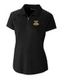 North Carolina A&T Aggies Cutter & Buck Forge Stretch Womens Short Sleeve Polo Black Mannequin