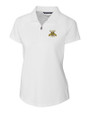 North Carolina A&T Aggies Cutter & Buck Forge Stretch Womens Short Sleeve Polo White Mannequin