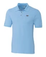 Jackson State Tigers Cutter & Buck Advantage Epic Confidence Recycled Tri-Blend Pique Mens Big & Tall Polo Atlas Light Blue Mannequin