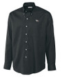 North Carolina Central Eagles Cutter & Buck Epic Easy Care Nailshead Mens Long Sleeve Dress Shirt Black Mannequin