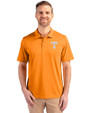 Tennessee Volunteers Cutter & Buck Prospect Recycled Featherlight Stretch Mens Polo Orange Burst Front