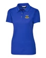 North Carolina A&T Aggies Cutter & Buck Advantage Eco Tri-Blend Pique Womens Polo Chelan Blue Mannequin