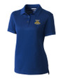 North Carolina A&T Aggies Cutter & Buck Advantage Eco Tri-Blend Pique Womens Polo Tour Blue Mannequin