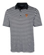 Tennessee Volunteers Cutter & Buck Mens Forge Polo Multi Stripe Black Mannequin