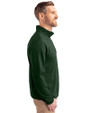 South Florida Bulls Cutter & Buck Virtue Eco Pique Recycled Quarter Zip Mens Pullover Hunter Green Side