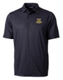 North Carolina A&T Aggies Cutter & Buck Pike Double Dot Print Stretch Mens Polo Black Mannequin