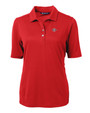 San Diego State Aztecs Cutter & Buck Virtue Eco Pique Recycled Womens Polo RD_MANN_HG 1