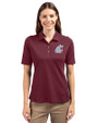 Washington State Cougars Cutter & Buck Virtue Recycled Featherlight Pique Womens Polo Chutney Front