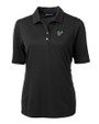 South Florida Bulls Cutter & Buck Virtue Eco Pique Recycled Womens Polo Black Mannequin