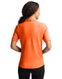 Tennessee Volunteers Cutter & Buck Virtue Eco Pique Recycled Womens Polo Orange Burst Back