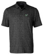 South Florida Bulls Cutter & Buck Pike Constellation Print Stretch Mens Polo Black Mannequin