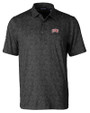 UNLV Rebels Cutter & Buck Pike Constellation Print Stretch Mens Polo Black Mannequin