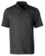Wake Forest Demon Deacons Cutter & Buck Pike Constellation Print Stretch Mens Polo Black Mannequin