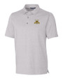 North Carolina A&T Aggies Cutter & Buck Forge Heathered Stretch Mens Polo Polished Heather Mannequin