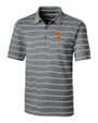 Tennessee Volunteers Cutter & Buck Forge Epic Confidence Recycled Heathered Stripe Stretch Mens Polo Black Mannequin