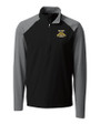North Carolina A&T Aggies Cutter & Buck Response Lightweight Hybrid Quarter Zip Mens Pullover Windbreaker Black Mannequin
