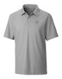 Toronto Blue Jays Cutter & Buck Breakthrough Mens Polo Polished Medium Gray Mannequin